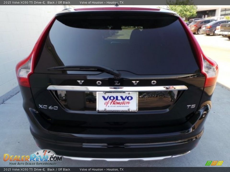 2015 Volvo XC60 T5 Drive-E Black / Off Black Photo #4