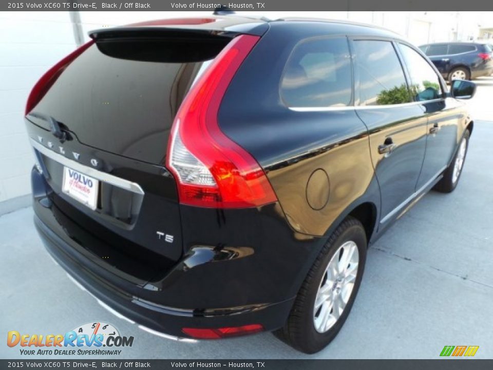 2015 Volvo XC60 T5 Drive-E Black / Off Black Photo #5
