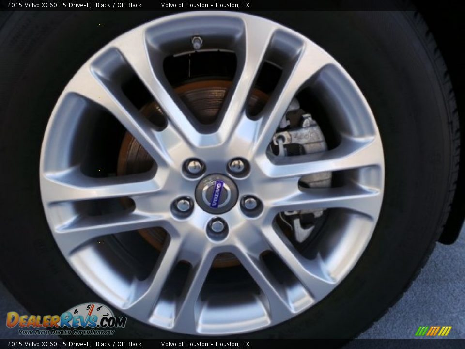2015 Volvo XC60 T5 Drive-E Black / Off Black Photo #7