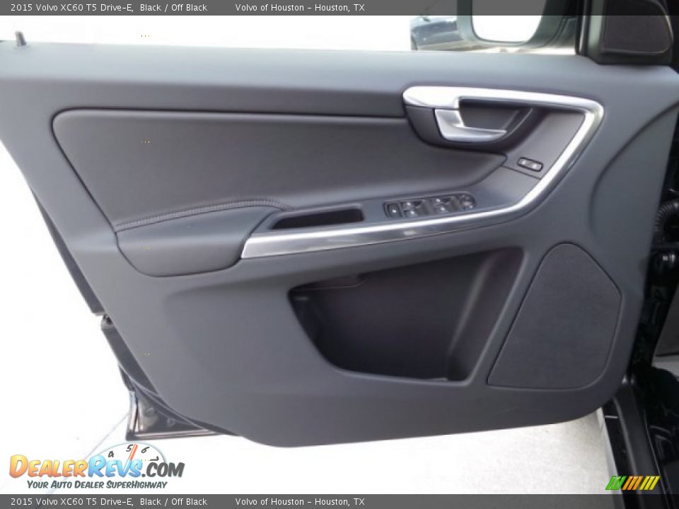 2015 Volvo XC60 T5 Drive-E Black / Off Black Photo #8