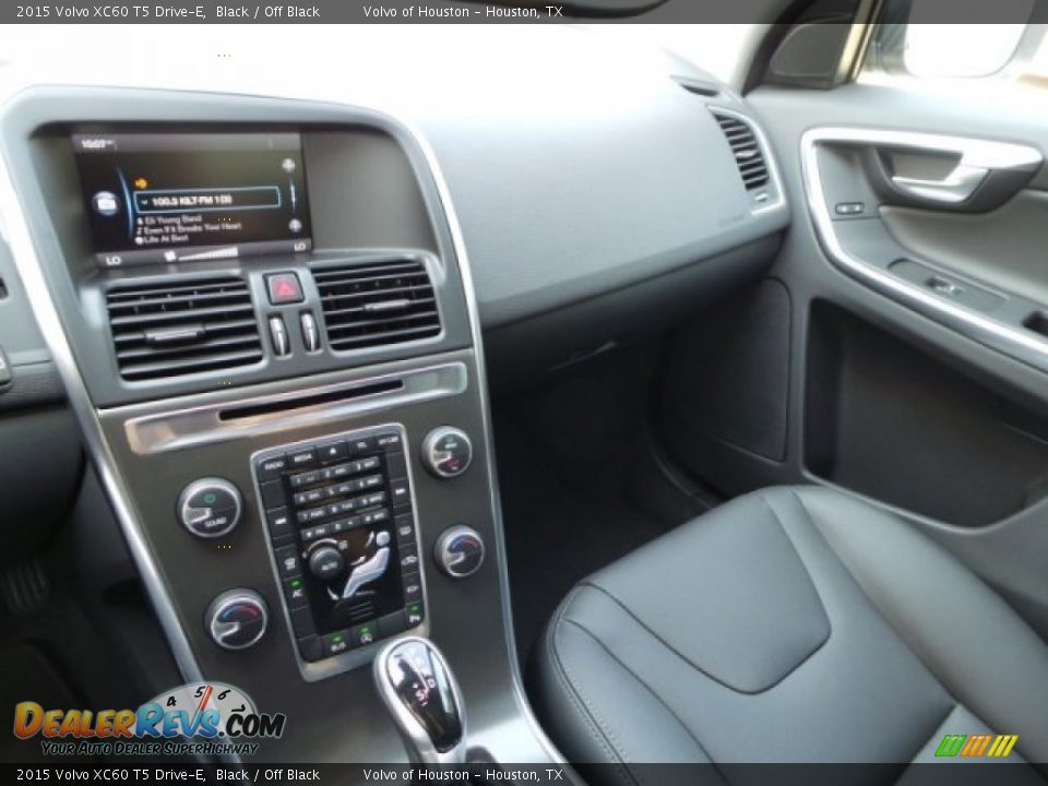 2015 Volvo XC60 T5 Drive-E Black / Off Black Photo #12