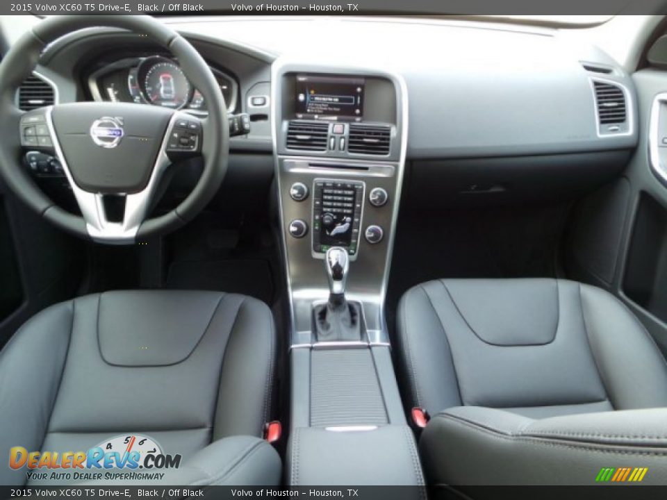 2015 Volvo XC60 T5 Drive-E Black / Off Black Photo #23