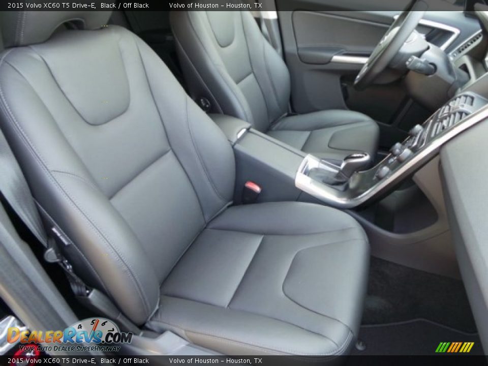 2015 Volvo XC60 T5 Drive-E Black / Off Black Photo #28
