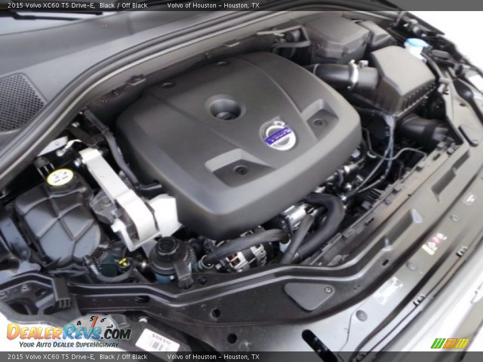 2015 Volvo XC60 T5 Drive-E Black / Off Black Photo #30
