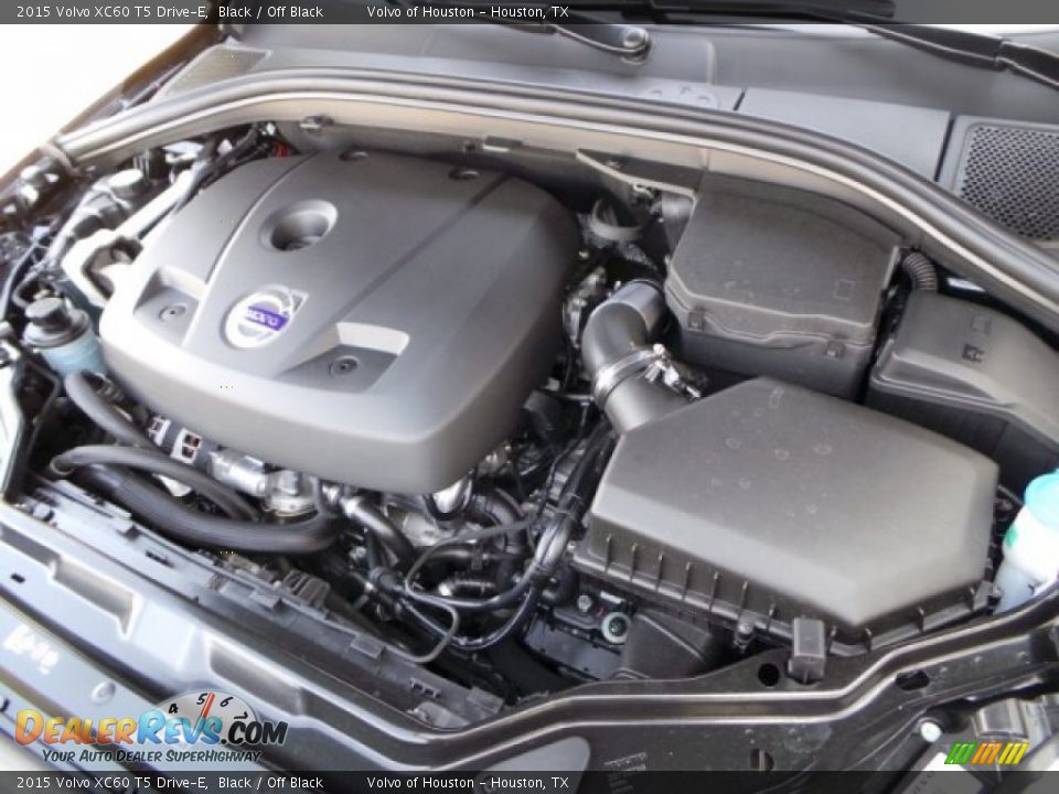 2015 Volvo XC60 T5 Drive-E Black / Off Black Photo #31