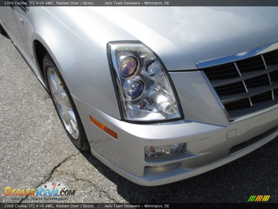 2009 Cadillac STS 4 V6 AWD Radiant Silver / Ebony Photo #27