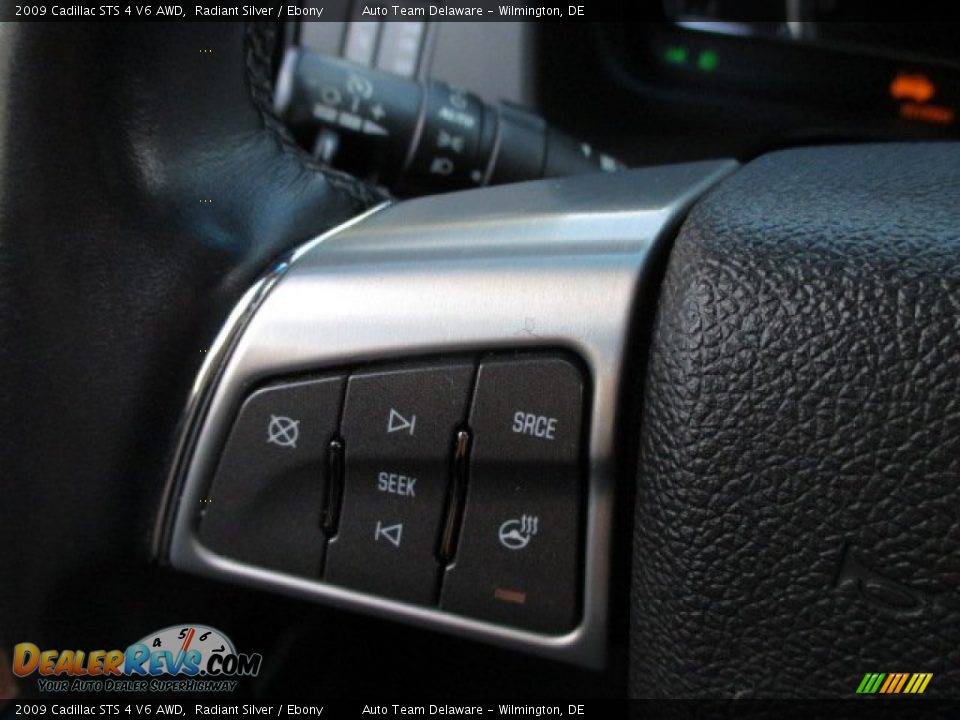 2009 Cadillac STS 4 V6 AWD Radiant Silver / Ebony Photo #33