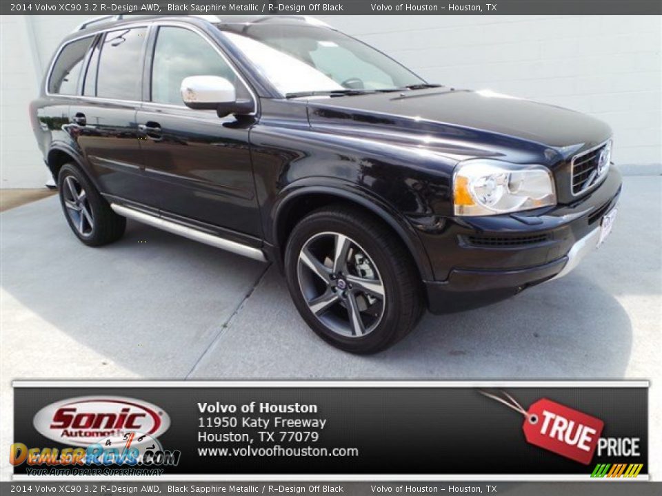2014 Volvo XC90 3.2 R-Design AWD Black Sapphire Metallic / R-Design Off Black Photo #1