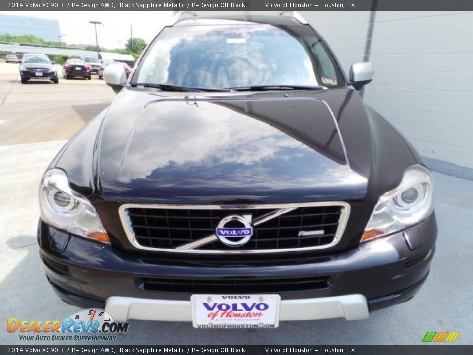 2014 Volvo XC90 3.2 R-Design AWD Black Sapphire Metallic / R-Design Off Black Photo #2