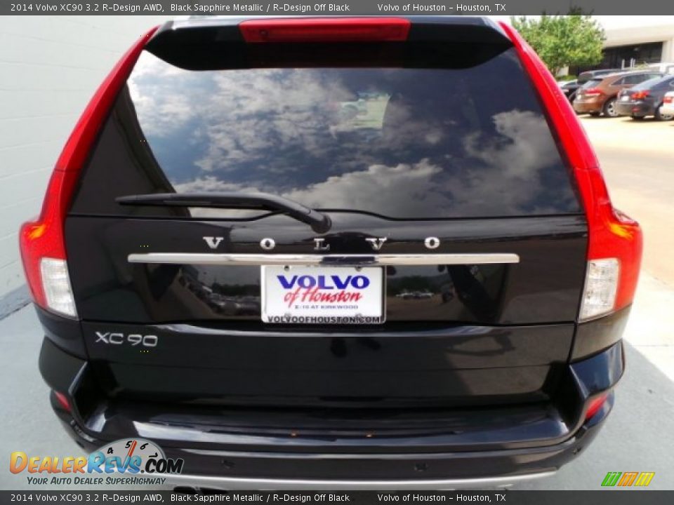 2014 Volvo XC90 3.2 R-Design AWD Black Sapphire Metallic / R-Design Off Black Photo #4