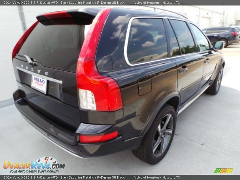 2014 Volvo XC90 3.2 R-Design AWD Black Sapphire Metallic / R-Design Off Black Photo #5