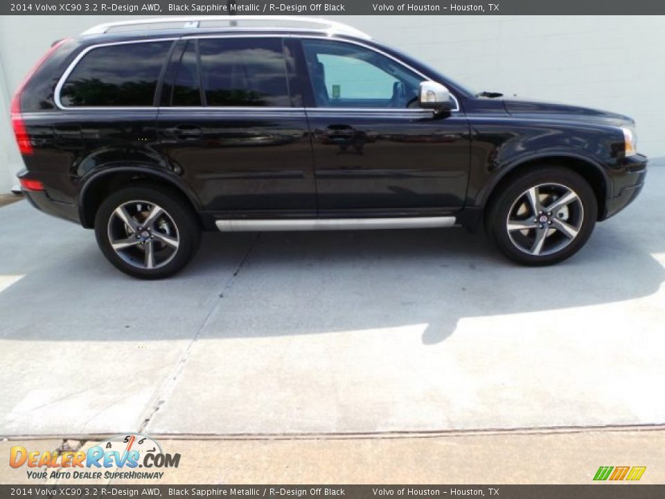 2014 Volvo XC90 3.2 R-Design AWD Black Sapphire Metallic / R-Design Off Black Photo #6