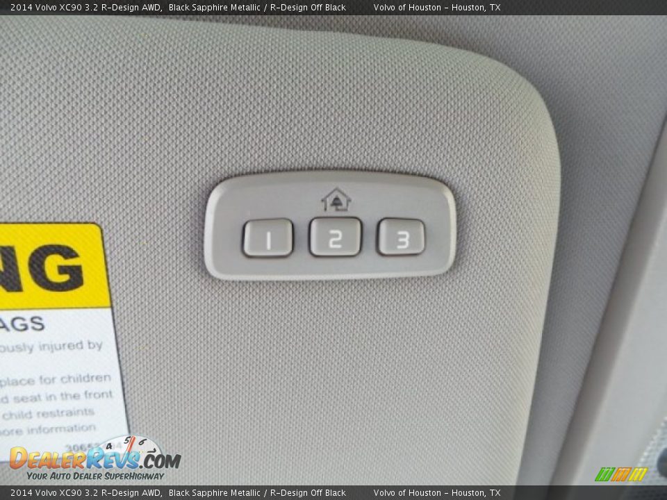 2014 Volvo XC90 3.2 R-Design AWD Black Sapphire Metallic / R-Design Off Black Photo #15