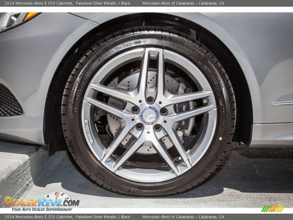 2014 Mercedes-Benz E 350 Cabriolet Paladium Silver Metallic / Black Photo #10