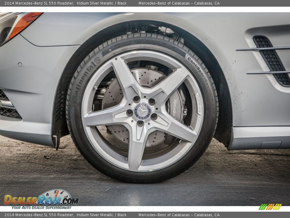 2014 Mercedes-Benz SL 550 Roadster Iridium Silver Metallic / Black Photo #10