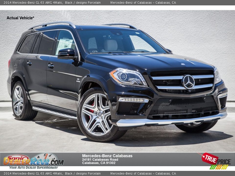 2014 Mercedes-Benz GL 63 AMG 4Matic Black / designo Porcelain Photo #1