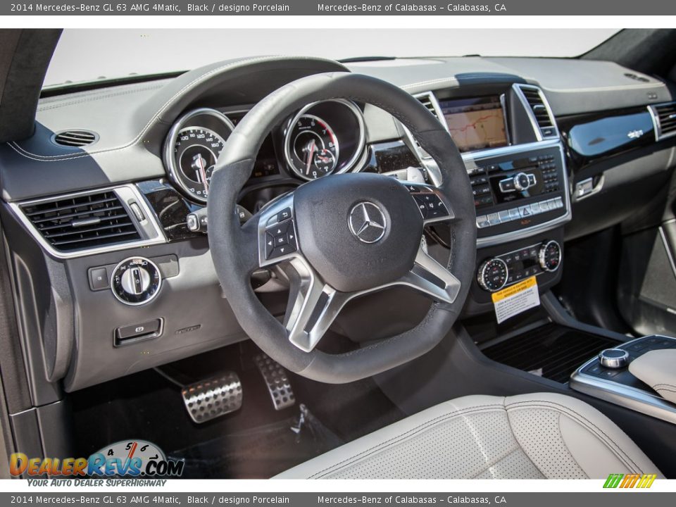 2014 Mercedes-Benz GL 63 AMG 4Matic Black / designo Porcelain Photo #5