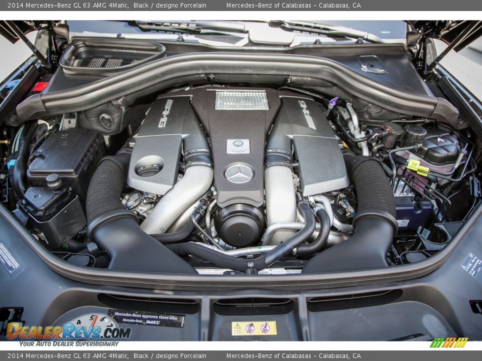 2014 Mercedes-Benz GL 63 AMG 4Matic 5.5 AMG Liter biturbo DI DOHC 32-Valve VVT V8 Engine Photo #9