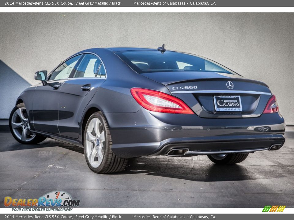 2014 Mercedes-Benz CLS 550 Coupe Steel Gray Metallic / Black Photo #2