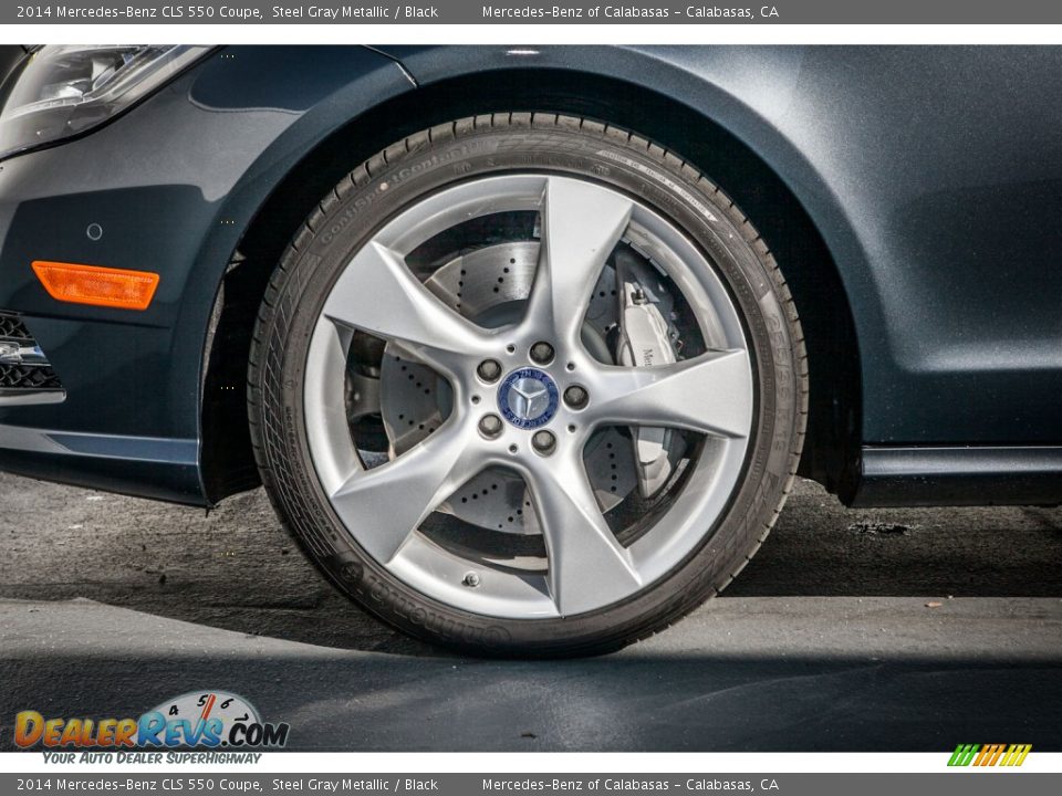 2014 Mercedes-Benz CLS 550 Coupe Steel Gray Metallic / Black Photo #10