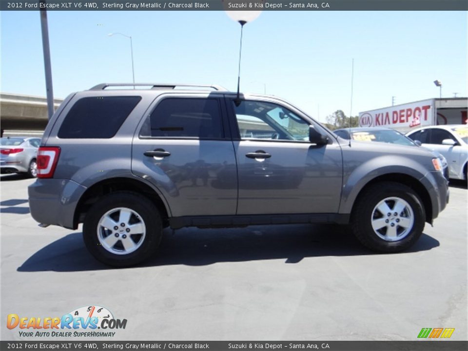 2012 Ford Escape XLT V6 4WD Sterling Gray Metallic / Charcoal Black Photo #2