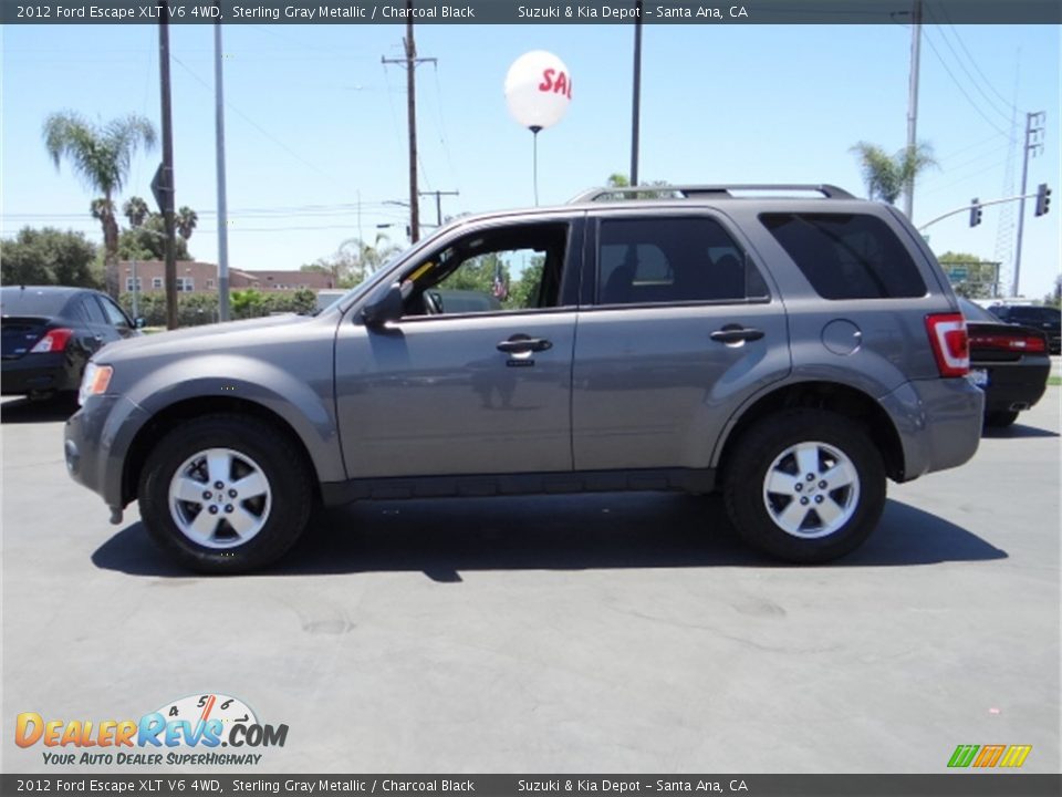 2012 Ford Escape XLT V6 4WD Sterling Gray Metallic / Charcoal Black Photo #5