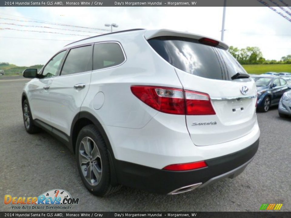 2014 Hyundai Santa Fe GLS AWD Monaco White / Gray Photo #5
