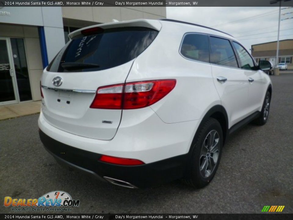 2014 Hyundai Santa Fe GLS AWD Monaco White / Gray Photo #7