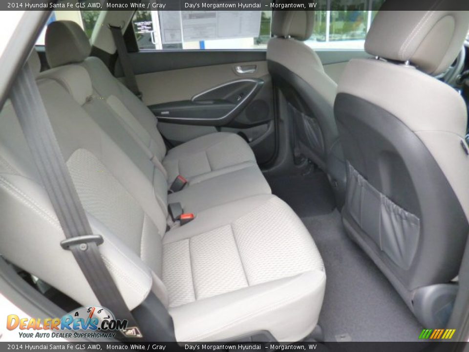 2014 Hyundai Santa Fe GLS AWD Monaco White / Gray Photo #11