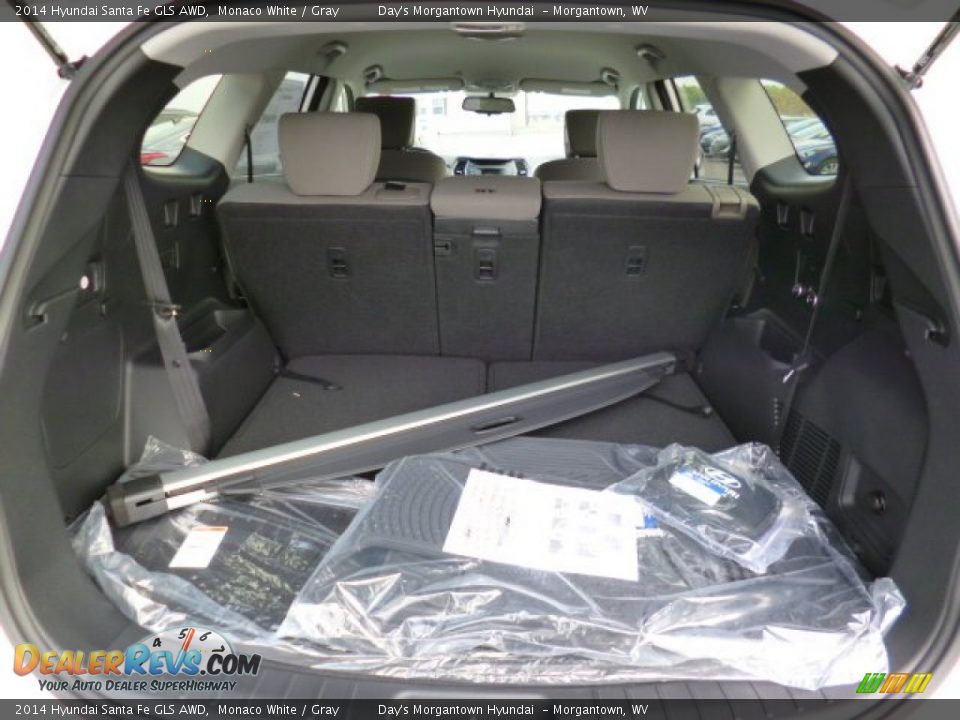 2014 Hyundai Santa Fe GLS AWD Monaco White / Gray Photo #12