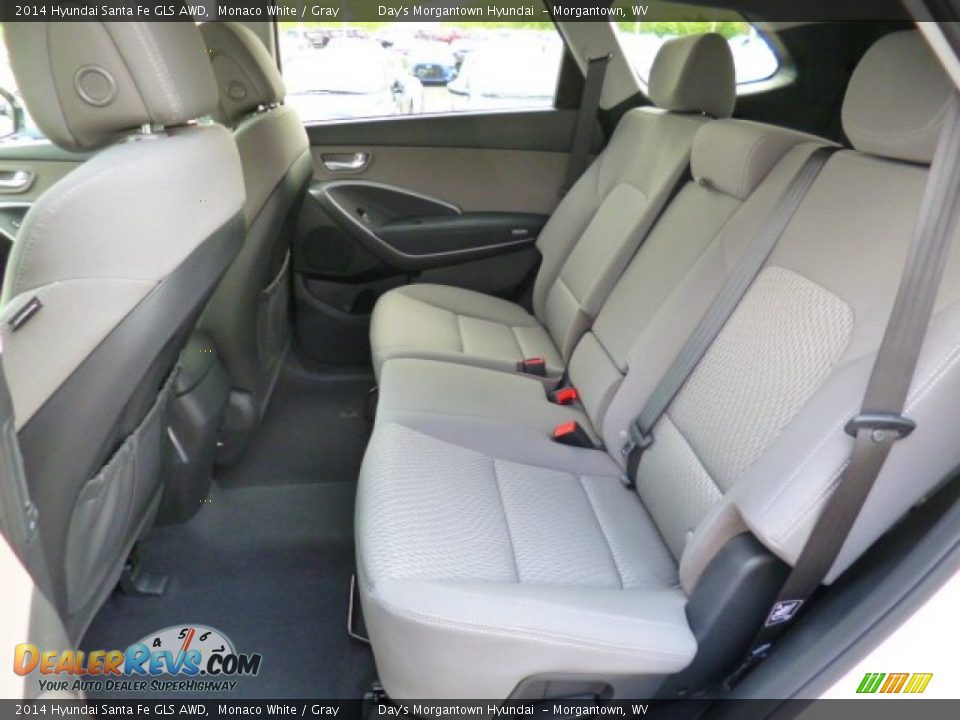 2014 Hyundai Santa Fe GLS AWD Monaco White / Gray Photo #13