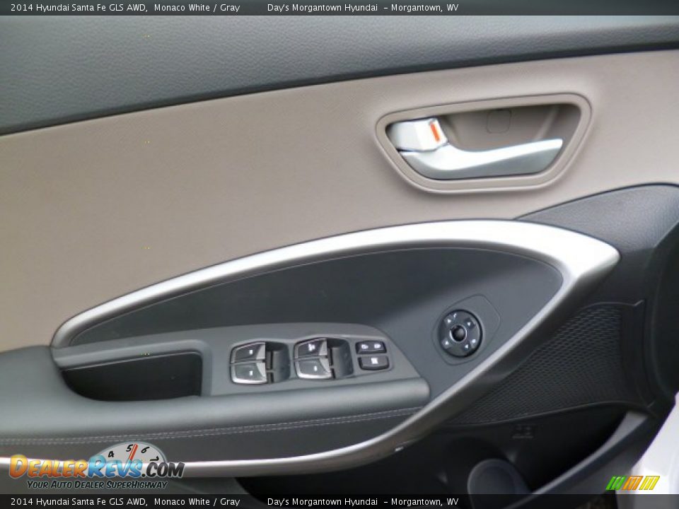 2014 Hyundai Santa Fe GLS AWD Monaco White / Gray Photo #17
