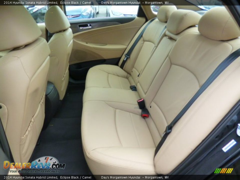 Rear Seat of 2014 Hyundai Sonata Hybrid Limited Photo #13