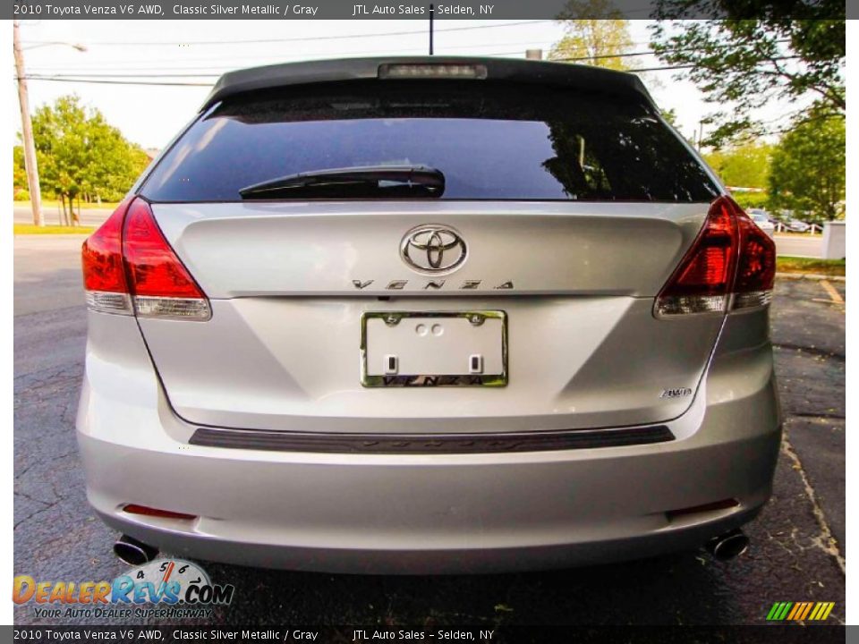 2010 Toyota Venza V6 AWD Classic Silver Metallic / Gray Photo #5