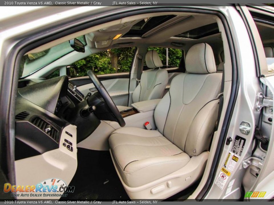 2010 Toyota Venza V6 AWD Classic Silver Metallic / Gray Photo #17