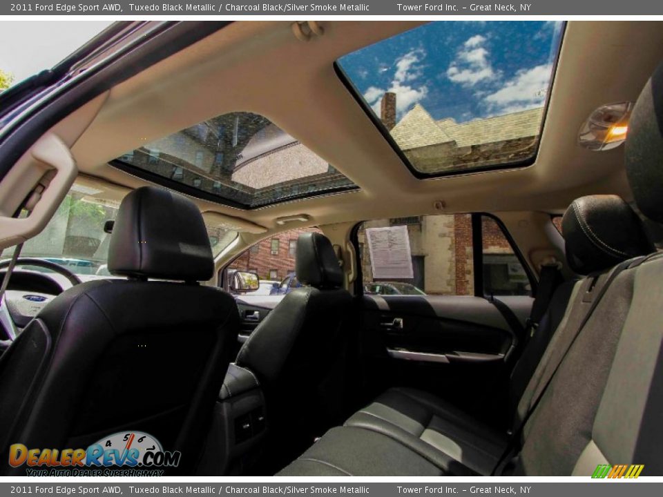 2011 Ford Edge Sport AWD Tuxedo Black Metallic / Charcoal Black/Silver Smoke Metallic Photo #29