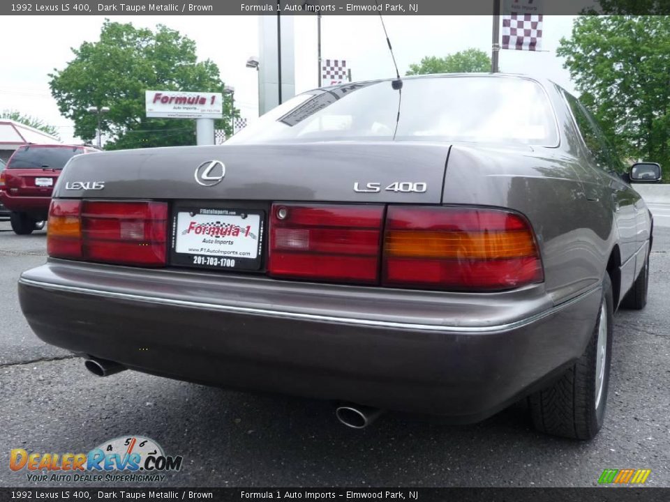 1992 Lexus LS 400 Dark Taupe Metallic / Brown Photo #15