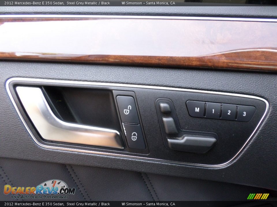 2012 Mercedes-Benz E 350 Sedan Steel Grey Metallic / Black Photo #7