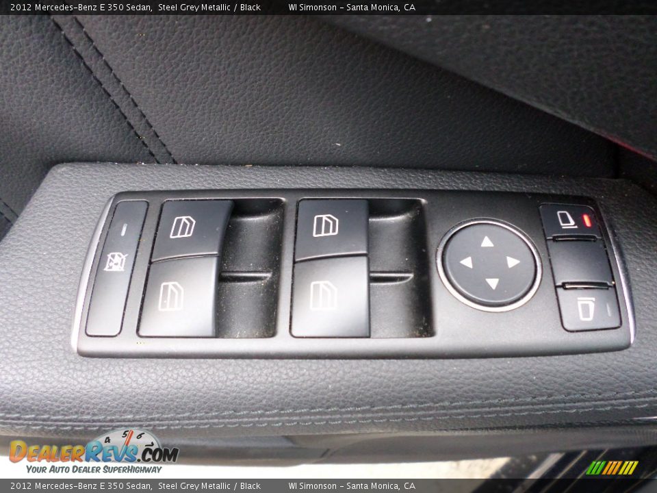 2012 Mercedes-Benz E 350 Sedan Steel Grey Metallic / Black Photo #8