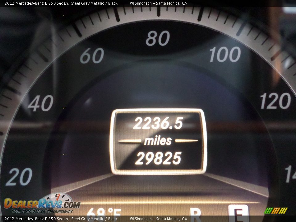 2012 Mercedes-Benz E 350 Sedan Steel Grey Metallic / Black Photo #10