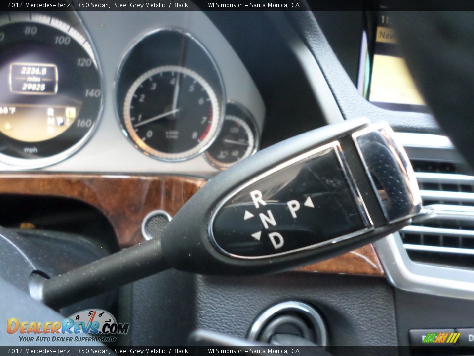 2012 Mercedes-Benz E 350 Sedan Steel Grey Metallic / Black Photo #11