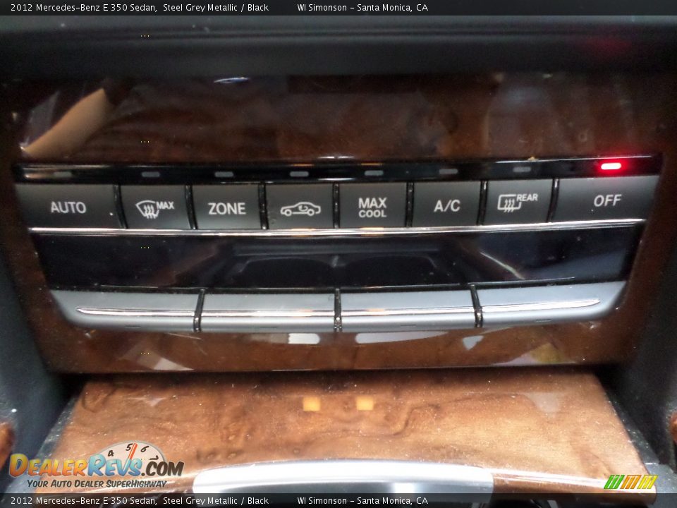 2012 Mercedes-Benz E 350 Sedan Steel Grey Metallic / Black Photo #13