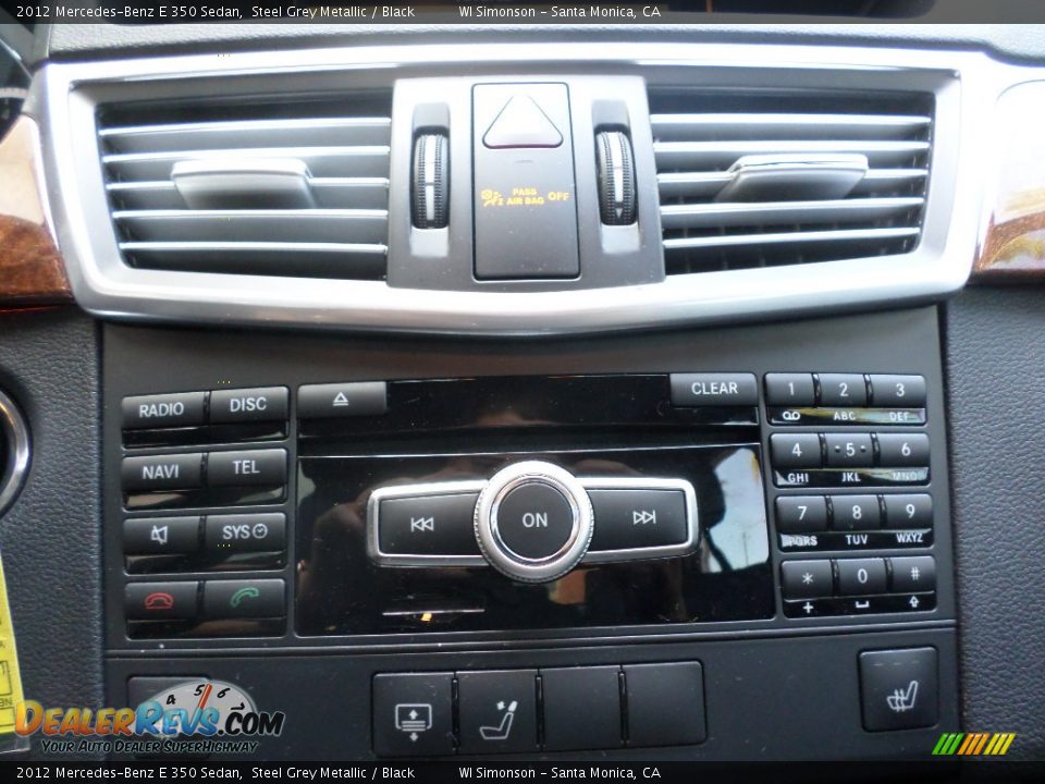 2012 Mercedes-Benz E 350 Sedan Steel Grey Metallic / Black Photo #14