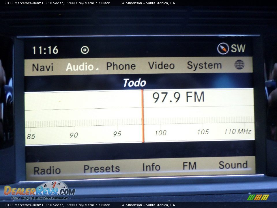 2012 Mercedes-Benz E 350 Sedan Steel Grey Metallic / Black Photo #15