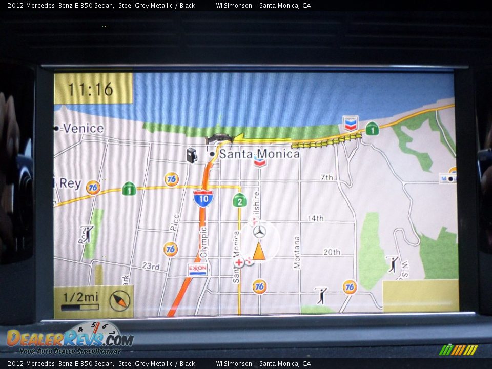 2012 Mercedes-Benz E 350 Sedan Steel Grey Metallic / Black Photo #16
