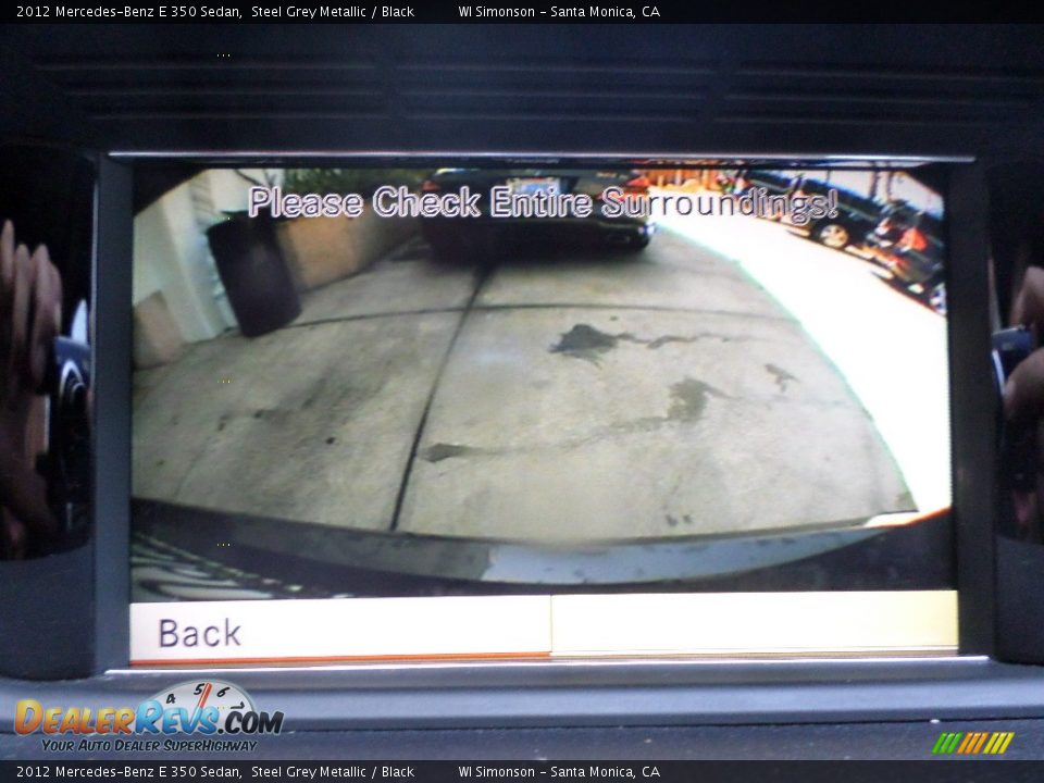 2012 Mercedes-Benz E 350 Sedan Steel Grey Metallic / Black Photo #17