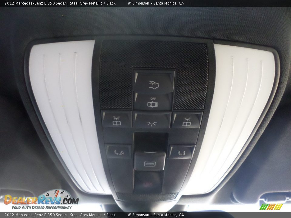 2012 Mercedes-Benz E 350 Sedan Steel Grey Metallic / Black Photo #18