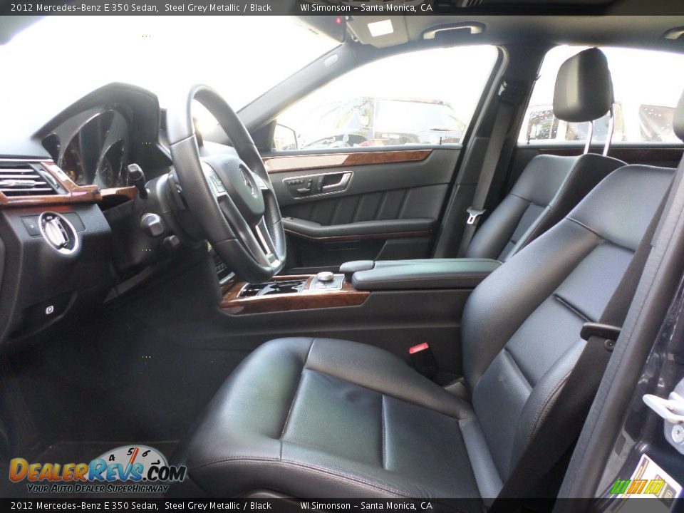 2012 Mercedes-Benz E 350 Sedan Steel Grey Metallic / Black Photo #19