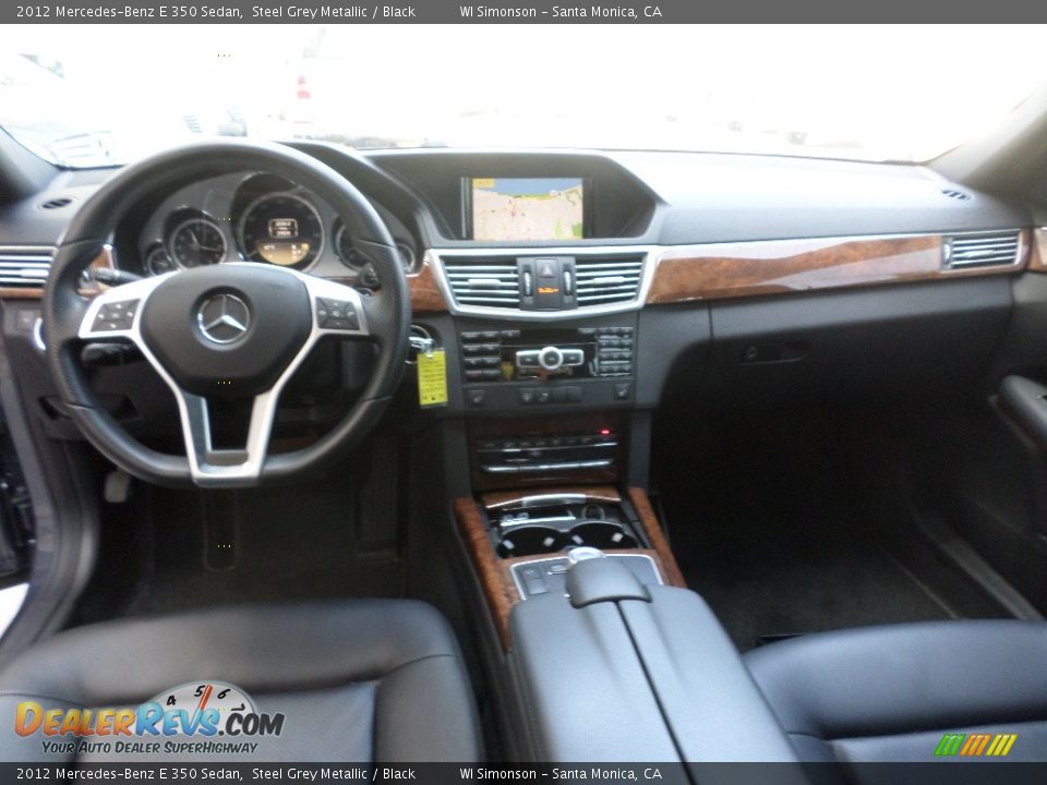 2012 Mercedes-Benz E 350 Sedan Steel Grey Metallic / Black Photo #21