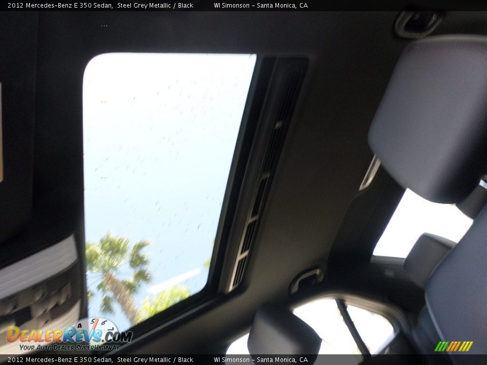 2012 Mercedes-Benz E 350 Sedan Steel Grey Metallic / Black Photo #22